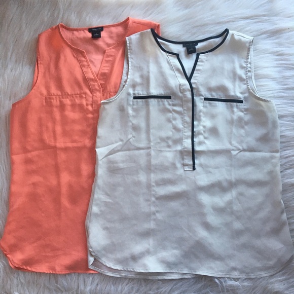 Ann Taylor Tops - Ann Taylor shirt bundle 2 sleeveless blouses
